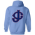 Jersey City Giants Full Zip Hoodie Negro Leagues Baseball Team color Carolina Blue Jersey City Giants Full Zip Hoodie Negro Leagues Baseball Team color Carolina Blue