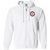 Kansas City Monarchs Full Zip Hoodie Negro Leagues Baseball Team color White Kansas City Monarchs Full Zip Hoodie Negro Leagues Baseball Team color White