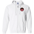 Louisville Black Colonels Full Zip Hoodie Negro Leagues Baseball Team color White Louisville Black Colonels Full Zip Hoodie Negro Leagues Baseball Team color White