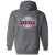 Memphis Red Sox Full Zip Hoodie Negro Leagues Baseball Team color Dark Heather Grey Memphis Red Sox Full Zip Hoodie Negro Leagues Baseball Team color Dark Heather Grey