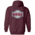Memphis Red Sox Full Zip Hoodie Negro Leagues Baseball Team color Maroon Memphis Red Sox Full Zip Hoodie Negro Leagues Baseball Team color Maroon