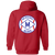 Milwaukee Bears Full Zip Hoodie A1 Negro Leagues Baseball Team color Red Milwaukee Bears Full Zip Hoodie A1 Negro Leagues Baseball Team color Red