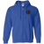 Milwaukee Bears Full Zip Hoodie Negro Leagues Baseball Team color Royal Blue Milwaukee Bears Full Zip Hoodie Negro Leagues Baseball Team color Royal Blue
