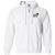 New York Black Yankees Full Zip Hoodie Negro Leagues Baseball Team color White New York Black Yankees Full Zip Hoodie Negro Leagues Baseball Team color White