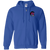 New York Cubans Full Zip Hoodie Negro Leagues Baseball Team color Royal Blue New York Cubans Full Zip Hoodie Negro Leagues Baseball Team color Royal Blue