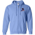 Newark Eagles Full Zip Hoodie Negro Leagues Baseball Team color Carolina Blue Newark Eagles Full Zip Hoodie Negro Leagues Baseball Team color Carolina Blue