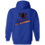Newark Eagles Full Zip Hoodie Negro Leagues Baseball Team color Royal Blue Newark Eagles Full Zip Hoodie Negro Leagues Baseball Team color Royal Blue