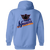Newark Eagles Full Zip Hoodie Negro Leagues Baseball Team color Carolina Blue Newark Eagles Full Zip Hoodie Negro Leagues Baseball Team color Carolina Blue