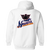 Newark Eagles Full Zip Hoodie Negro Leagues Baseball Team color White Newark Eagles Full Zip Hoodie Negro Leagues Baseball Team color White