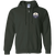 Newark Peppers Full Zip Hoodie Negro Leagues Baseball Team color Forest Green Newark Peppers Full Zip Hoodie Negro Leagues Baseball Team color Forest Green