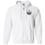 Newark Peppers Full Zip Hoodie Negro Leagues Baseball Team color White Newark Peppers Full Zip Hoodie Negro Leagues Baseball Team color White