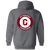 Pittsburgh Crawfords Full Zip Hoodie Negro Leagues Baseball Team color Dark Heather Grey Pittsburgh Crawfords Full Zip Hoodie Negro Leagues Baseball Team color Dark Heather Grey