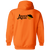 Anaheim Amigos Full Zip Hoodie ABA Basketball Team color Orange Anaheim Amigos Full Zip Hoodie ABA Basketball Team color Orange