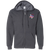 Dallas Chaparrals Full Zip Hoodie ABA Basketball Team color Dark Heather Grey Dallas Chaparrals Full Zip Hoodie ABA Basketball Team color Dark Heather Grey