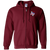 Dallas Chaparrals Full Zip Hoodie ABA Basketball Team color Maroon Dallas Chaparrals Full Zip Hoodie ABA Basketball Team color Maroon