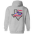 Dallas Chaparrals Full Zip Hoodie ABA Basketball Team color Sport Grey Dallas Chaparrals Full Zip Hoodie ABA Basketball Team color Sport Grey