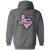Dallas Chaparrals Full Zip Hoodie ABA Basketball Team color Dark Heather Grey Dallas Chaparrals Full Zip Hoodie ABA Basketball Team color Dark Heather Grey
