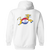 Houston Mavericks Full Zip Hoodie ABA Basketball Team color White Houston Mavericks Full Zip Hoodie ABA Basketball Team color White
