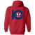 Kentucky Colonels Full Zip Hoodie ABA Basketball Team color Carolina Blue Kentucky Colonels Full Zip Hoodie ABA Basketball Team color Carolina Blue