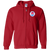 Los Angeles Stars Full Zip Hoodie ABA Basketball Team color Red Los Angeles Stars Full Zip Hoodie ABA Basketball Team color Red