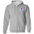Los Angeles Stars Full Zip Hoodie ABA Basketball Team color Sport Grey Los Angeles Stars Full Zip Hoodie ABA Basketball Team color Sport Grey