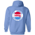 Los Angeles Stars Full Zip Hoodie ABA Basketball Team color Carolina Blue Los Angeles Stars Full Zip Hoodie ABA Basketball Team color Carolina Blue