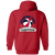 Memphis Pros Full Zip Hoodie ABA Basketball Team color Red Memphis Pros Full Zip Hoodie ABA Basketball Team color Red