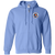 Miami Floridians Full Zip Hoodie ABA Basketball Team color Carolina Blue
