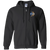 Minnesota Muskies Full Zip Hoodie ABA Basketball Team color Black Minnesota Muskies Full Zip Hoodie ABA Basketball Team color Black