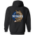 Minnesota Muskies Full Zip Hoodie ABA Basketball Team color Black Minnesota Muskies Full Zip Hoodie ABA Basketball Team color Black