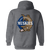 Minnesota Muskies Full Zip Hoodie ABA Basketball Team color Dark Heather Grey Minnesota Muskies Full Zip Hoodie ABA Basketball Team color Dark Heather Grey