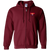 Pittsburgh Condors Full Zip Hoodie ABA Basketball Team color Maroon Pittsburgh Condors Full Zip Hoodie ABA Basketball Team color Maroon