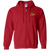 San Diego Conquistadors Full Zip Hoodie ABA Basketball Team color Red San Diego Conquistadors Full Zip Hoodie ABA Basketball Team color Red