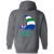 San Diego Sails Full Zip Hoodie ABA Basketball Team color Dark Heather Grey San Diego Sails Full Zip Hoodie ABA Basketball Team color Dark Heather Grey