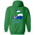 San Diego Sails Full Zip Hoodie ABA Basketball Team color Irish Green San Diego Sails Full Zip Hoodie ABA Basketball Team color Irish Green