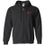 Spirits of St. Louis Full Zip Hoodie ABA Basketball Team color Black Spirits of St. Louis Full Zip Hoodie ABA Basketball Team color Black