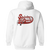 Spirits of St. Louis Full Zip Hoodie ABA Basketball Team color White Spirits of St. Louis Full Zip Hoodie ABA Basketball Team color White