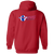 Utah Stars Full Zip Hoodie ABA Basketball Team color Red