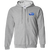 Virginia Squires Full Zip Hoodie A2 ABA Basketball Team color Sport Grey Virginia Squires Full Zip Hoodie A2 ABA Basketball Team color Sport Grey