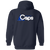 Washington Caps Full Zip Hoodie ABA Basketball Team color Navy Washington Caps Full Zip Hoodie ABA Basketball Team color Navy