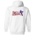 Cleveland Rebels Full Zip Hoodie NBA Basketball Team color White Cleveland Rebels Full Zip Hoodie NBA Basketball Team color White