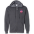 Indianapolis Olympians Full Zip Hoodie NBA Basketball Team color Dark Heather Grey Indianapolis Olympians Full Zip Hoodie NBA Basketball Team color Dark Heather Grey