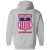 Indianapolis Olympians Full Zip Hoodie NBA Basketball Team color Sport Grey Indianapolis Olympians Full Zip Hoodie NBA Basketball Team color Sport Grey