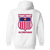 Indianapolis Olympians Full Zip Hoodie NBA Basketball Team color White Indianapolis Olympians Full Zip Hoodie NBA Basketball Team color White
