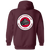 Providence Steamrollers Full Zip Hoodie NBA Basketball Team color Maroon Providence Steamrollers Full Zip Hoodie NBA Basketball Team color Maroon