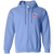 Syracuse Nationals Full Zip Hoodie NBA Basketball Team color Carolina Blue