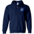 Toronto Huskies Full Zip Hoodie NBA Basketball Team color Navy Toronto Huskies Full Zip Hoodie NBA Basketball Team color Navy