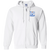Toronto Huskies Full Zip Hoodie NBA Basketball Team color White Toronto Huskies Full Zip Hoodie NBA Basketball Team color White