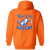 Toronto Huskies Full Zip Hoodie NBA Basketball Team color Orange Toronto Huskies Full Zip Hoodie NBA Basketball Team color Orange