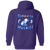 Toronto Huskies Full Zip Hoodie NBA Basketball Team color Purple Toronto Huskies Full Zip Hoodie NBA Basketball Team color Purple